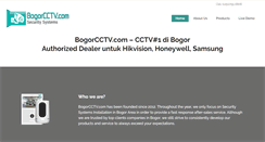 Desktop Screenshot of bogorcctv.com