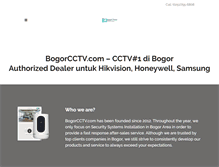 Tablet Screenshot of bogorcctv.com